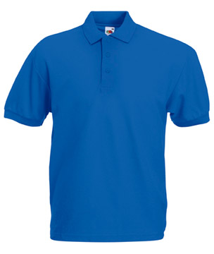 POLO 65/35 ( FRUIT OF THE LOOM ) royal